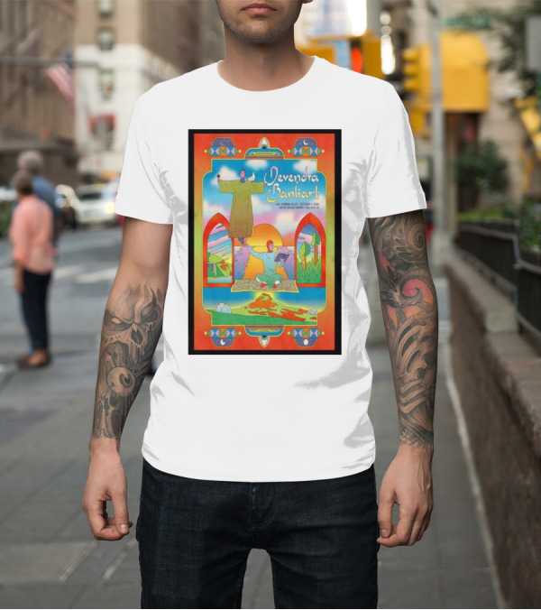 Shirt: Devendra Banhart Live at Henry Miller Library Big Sur CA October 3 2024 Event Psychedelic T-Shirt Devendra Banhart Live at Henry Miller Library Big Sur CA October 3 2024 Event Psychedelic T-Shirt