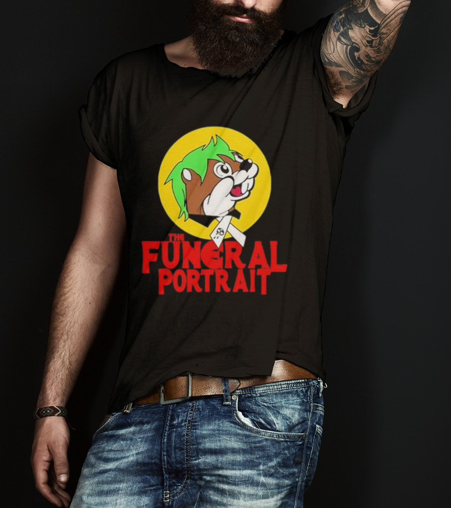 The Funeral Portrait Cartoon Mascot Circle T-Shirt