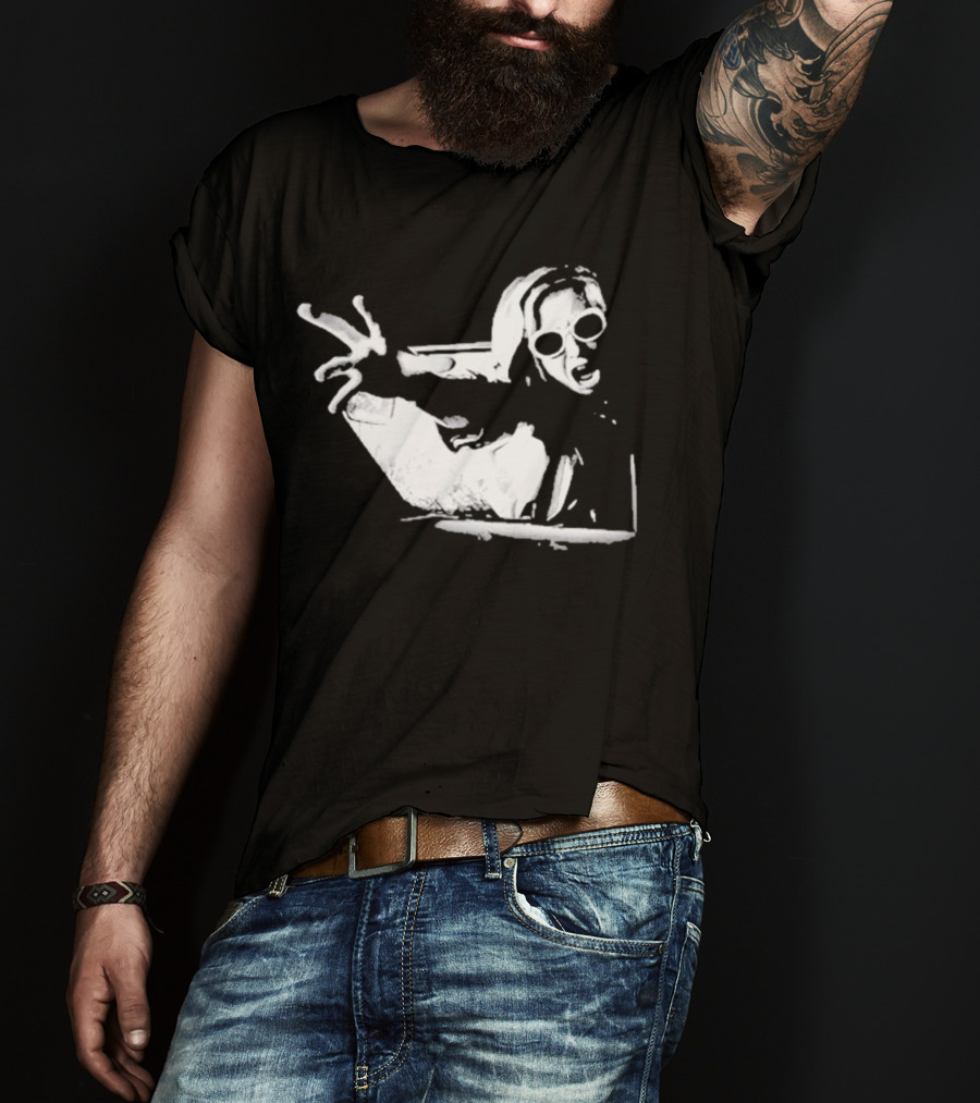 Cuckoo The Hooded Woman Reaching In Sunglasses T-Shirt