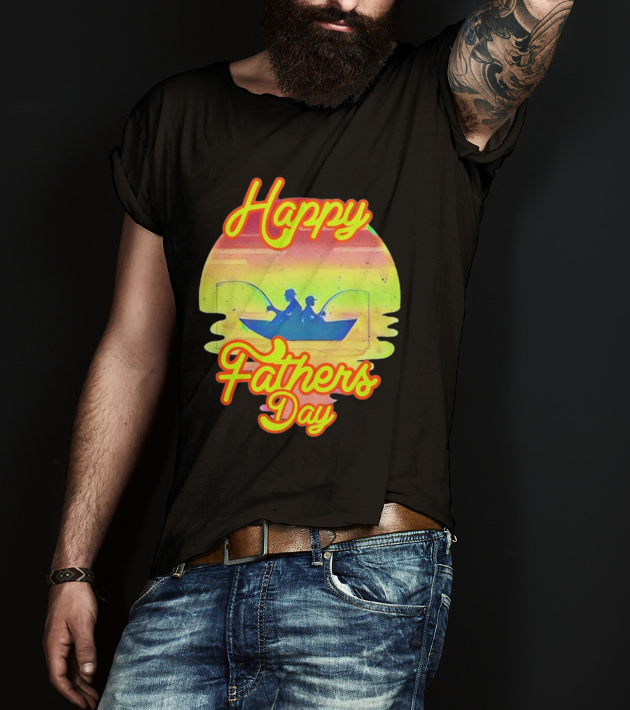 Happy Fathers Day Fishing T-Shirt