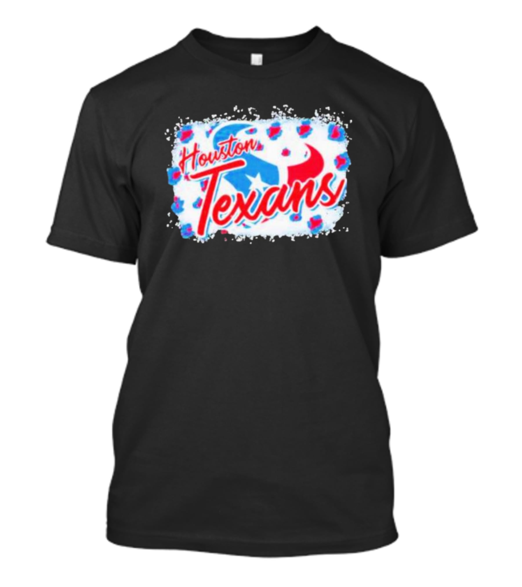 Houston Texans NFL Football Team Leopard T-Shirt