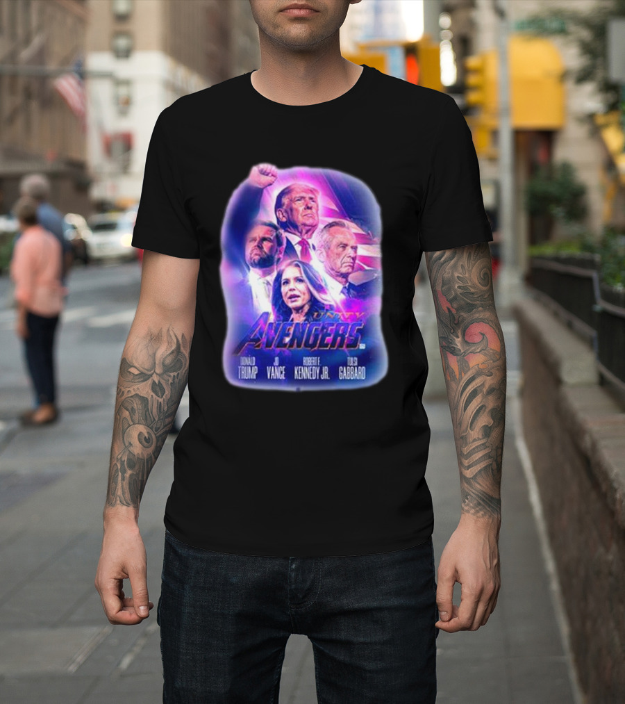 Unity Avengers Donald Trump Jd Vance Robert F. Kennedy Jr. Tulsi Gabbard T-Shirt