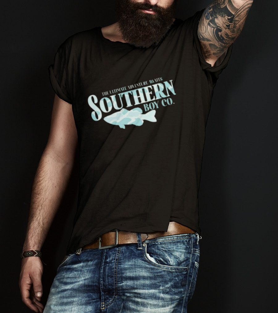 The Ultimate Adventure Awaits Southern Boy Co Fish T-Shirt