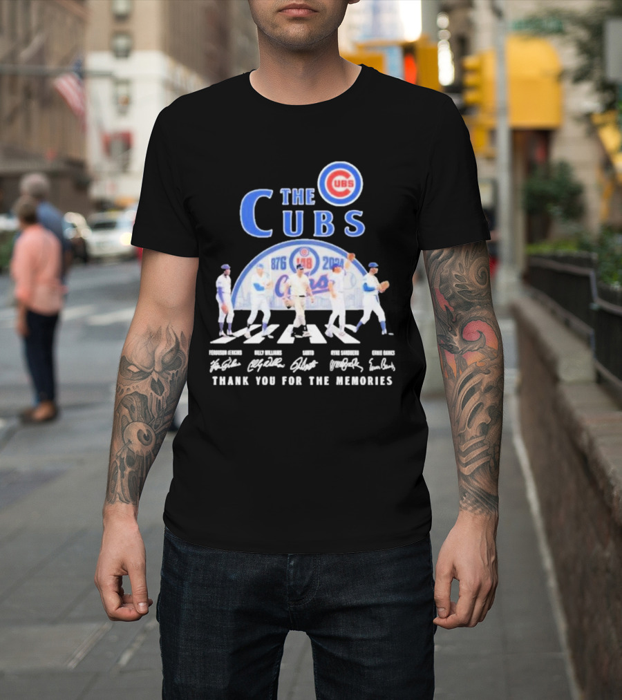 The Cubs 1876-2024 Thank You For The Memories Legendary Players Signatures T-Shirt