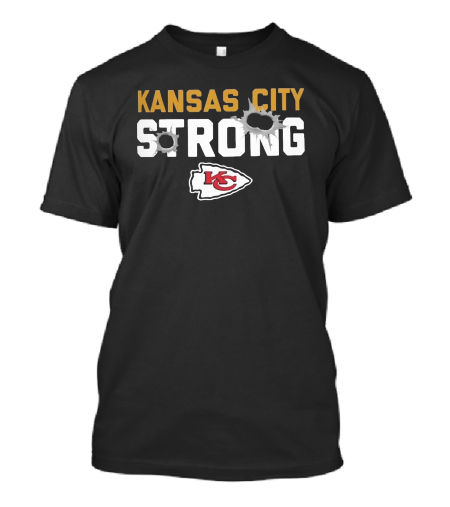 Kansas City Strong Chiefs KC Football Strength T-Shirt