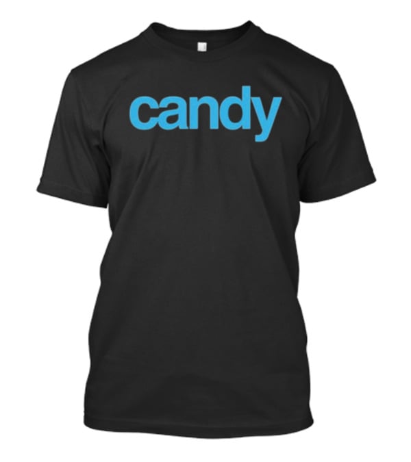 Maison Rapido Candy Blue Text T-Shirt
