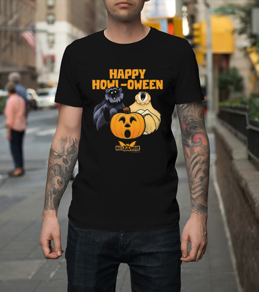 Happy Howl-oween HallZOOween Celebrate Boo T-Shirt