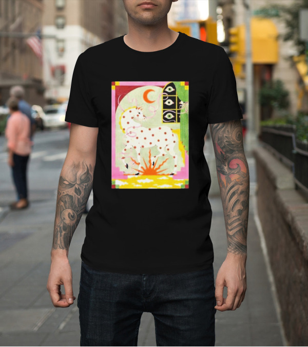Shirt: Khruangbin St Louis Missouri 2024 The Factory October 2 3 Psychedelic Unicorn Moon Sunburst T-Shirt Khruangbin St Louis Missouri 2024 The Factory October 2 3 Psychedelic Unicorn Moon Sunburst T-Shirt