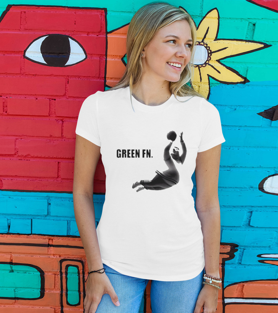 Green Fn Peter Griffin Basketball Dunking T-Shirt