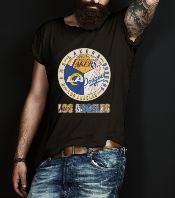 Los Angeles Lakers Dodgers Rams City Champions T-Shirt