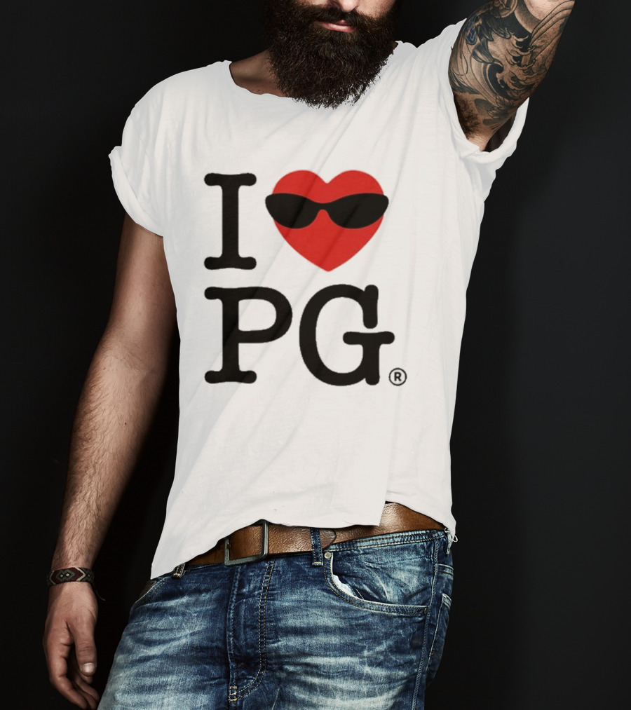 I Heart PG Cool Sunglasses Emblem T-Shirt