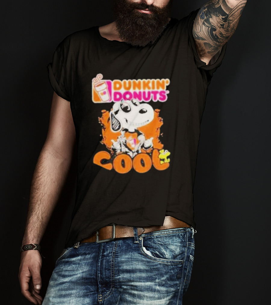 Snoopy Woodstock Dunkin' Donuts Cool T-Shirt