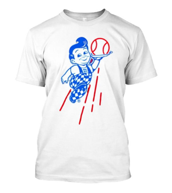 Big Boy Baseball Los Angeles Dodgers Big Boy Checkerboard T-Shirt