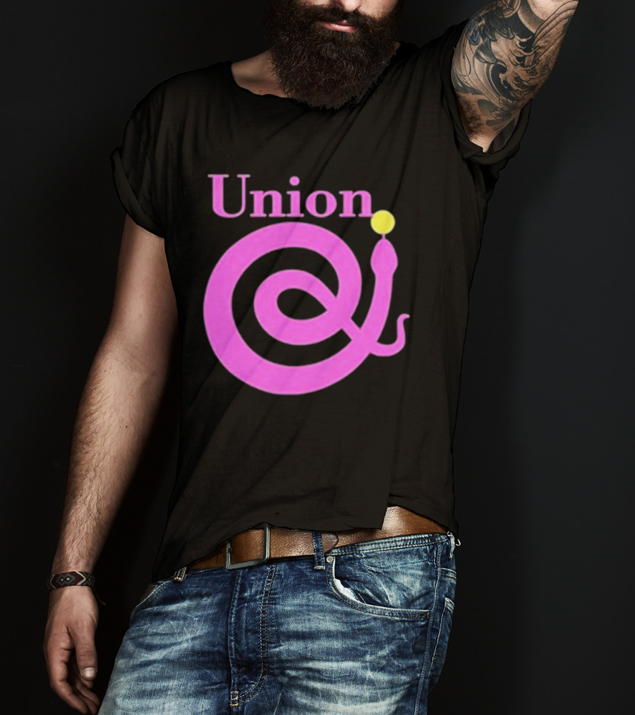 Union Pink Spiral Snake T-Shirt