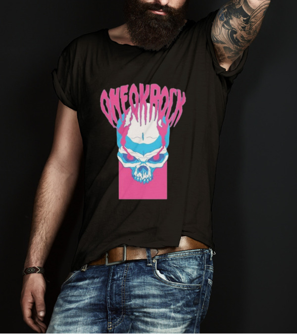 ONE OK ROCK Skull Neon T-Shirt
