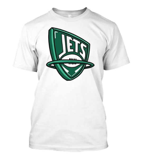NFL X NBA Jets Logo Mash Combine T-Shirt