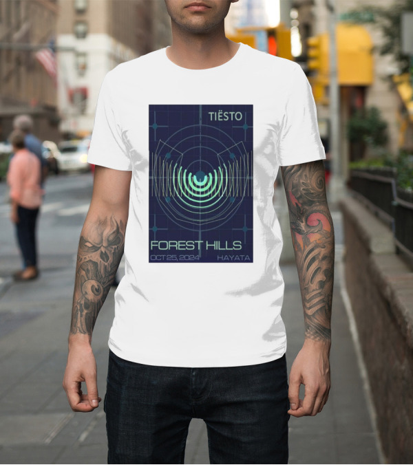 Shirt: Tiësto Forest Hills Oct 25 2024 Hayata T-Shirt Tiësto Forest Hills Oct 25 2024 Hayata T-Shirt