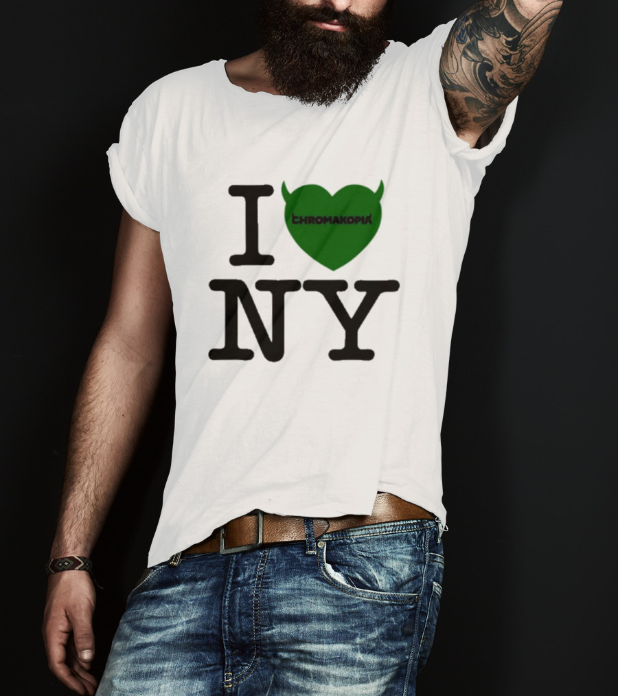 I Love Chromakopia NY Devil Heart T-Shirt