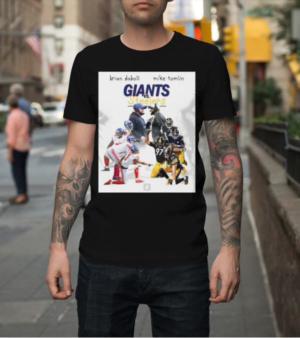 Shirt: brian daboll mike tomlin giants vs steelers monday night football matchup T-Shirt brian daboll mike tomlin giants vs steelers monday night football matchup T-Shirt