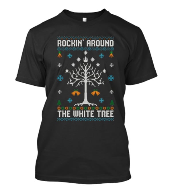 Rockin’ Around The White Tree Christmas T-Shirt