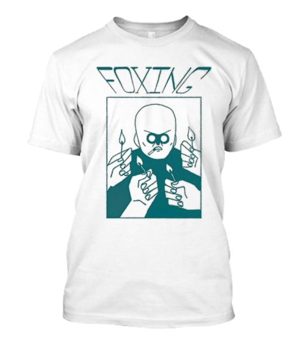 FOXING Cigman White Mysterious Smoker With Matches T-Shirt