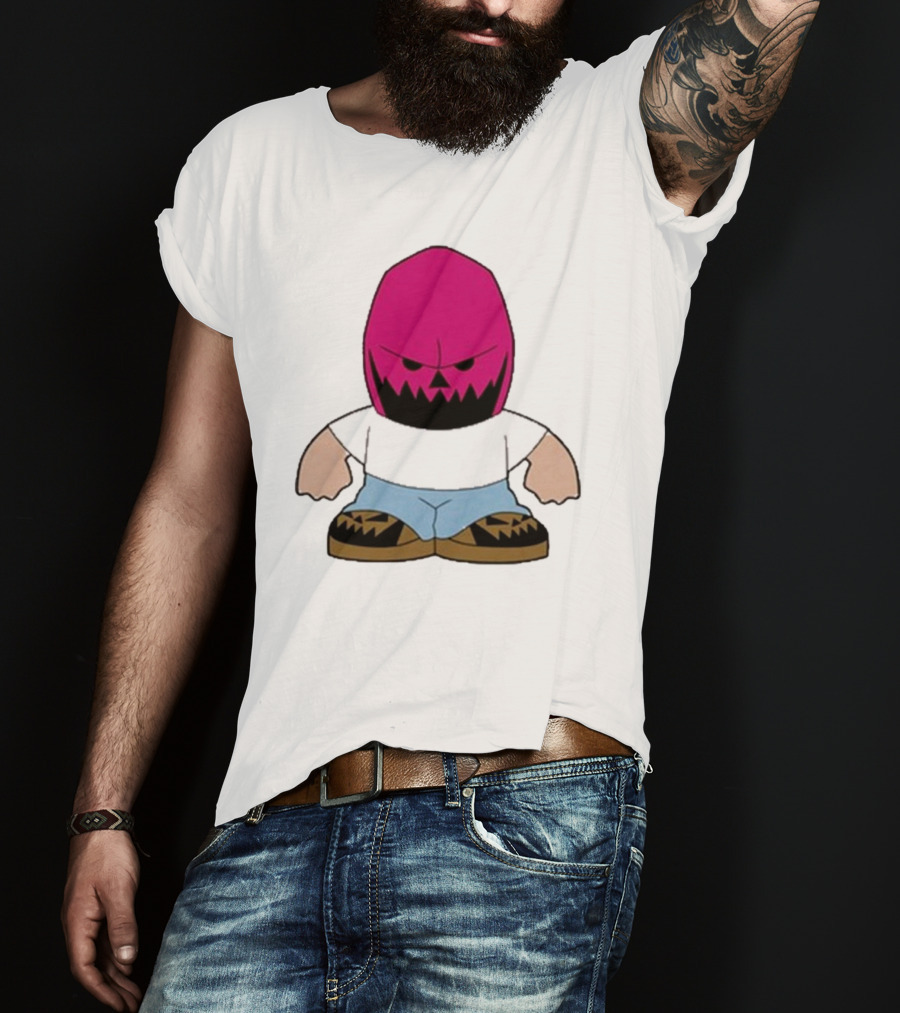 Abbitt 730 Dude Babbitt Revived Pink Mask Character T-Shirt