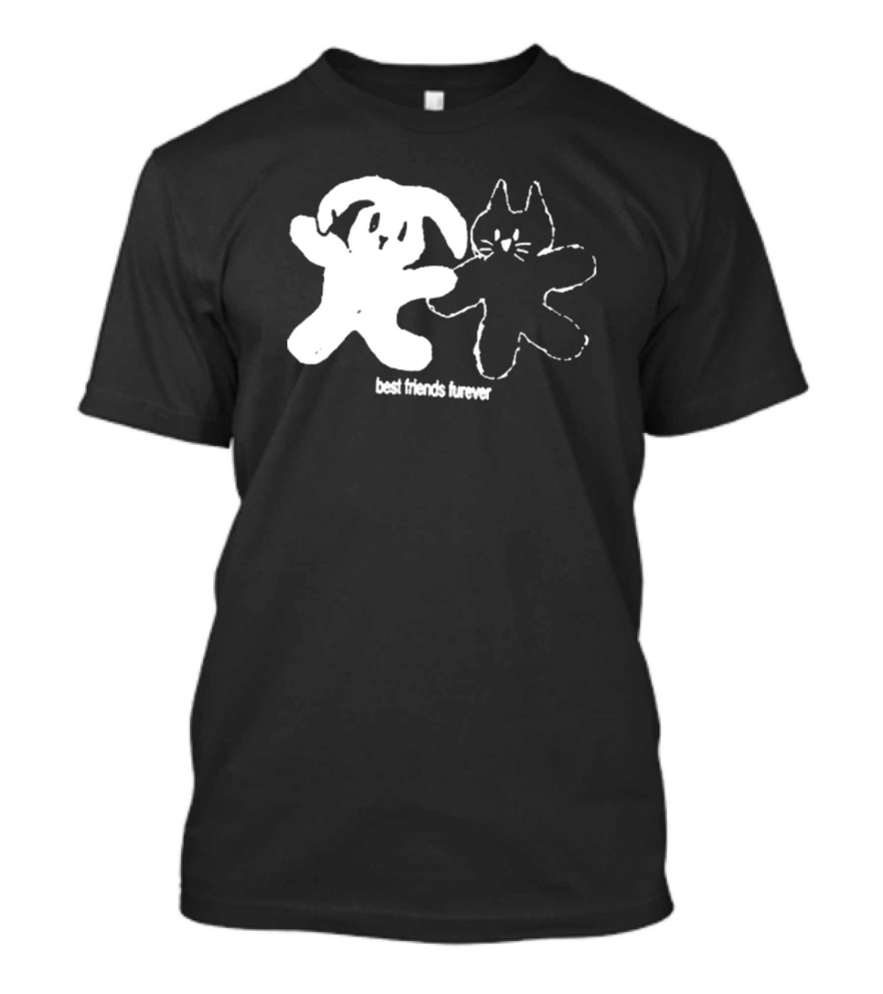 Angeltype Best Friends Furever Puppy And Kitten Duo T-Shirt