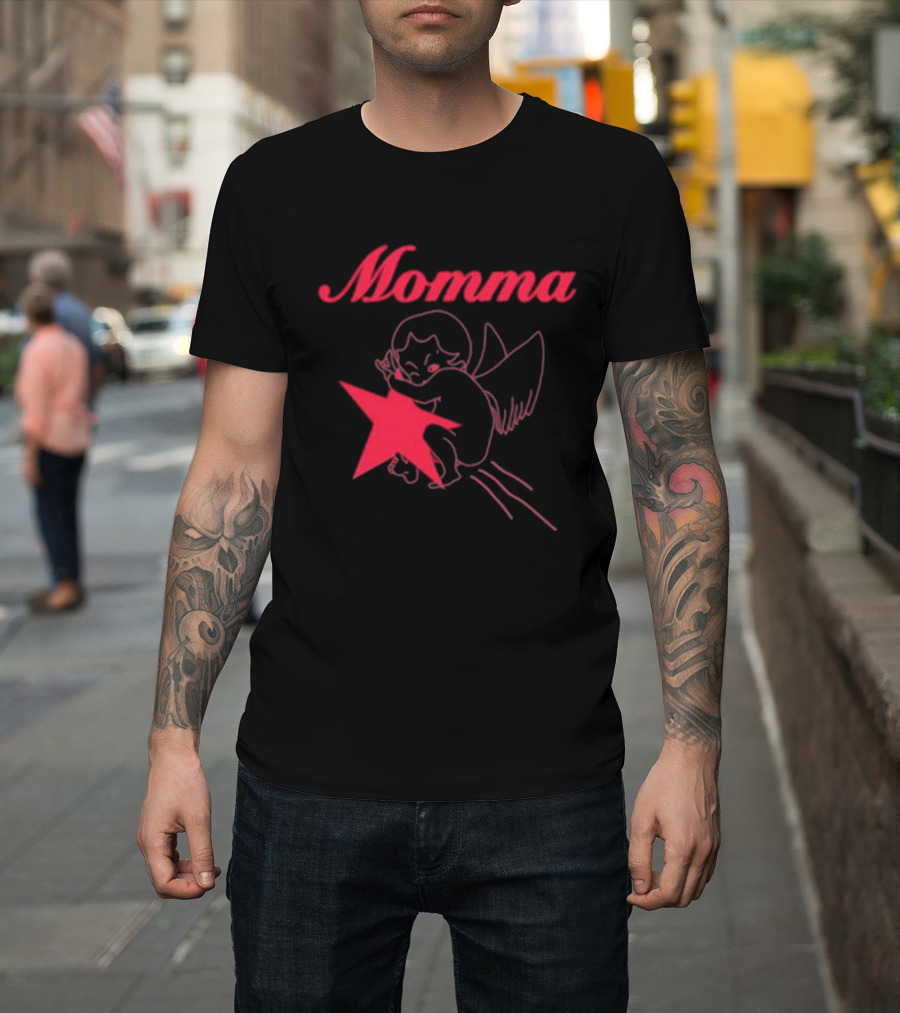Momma Cupid Star Baby T-Shirt