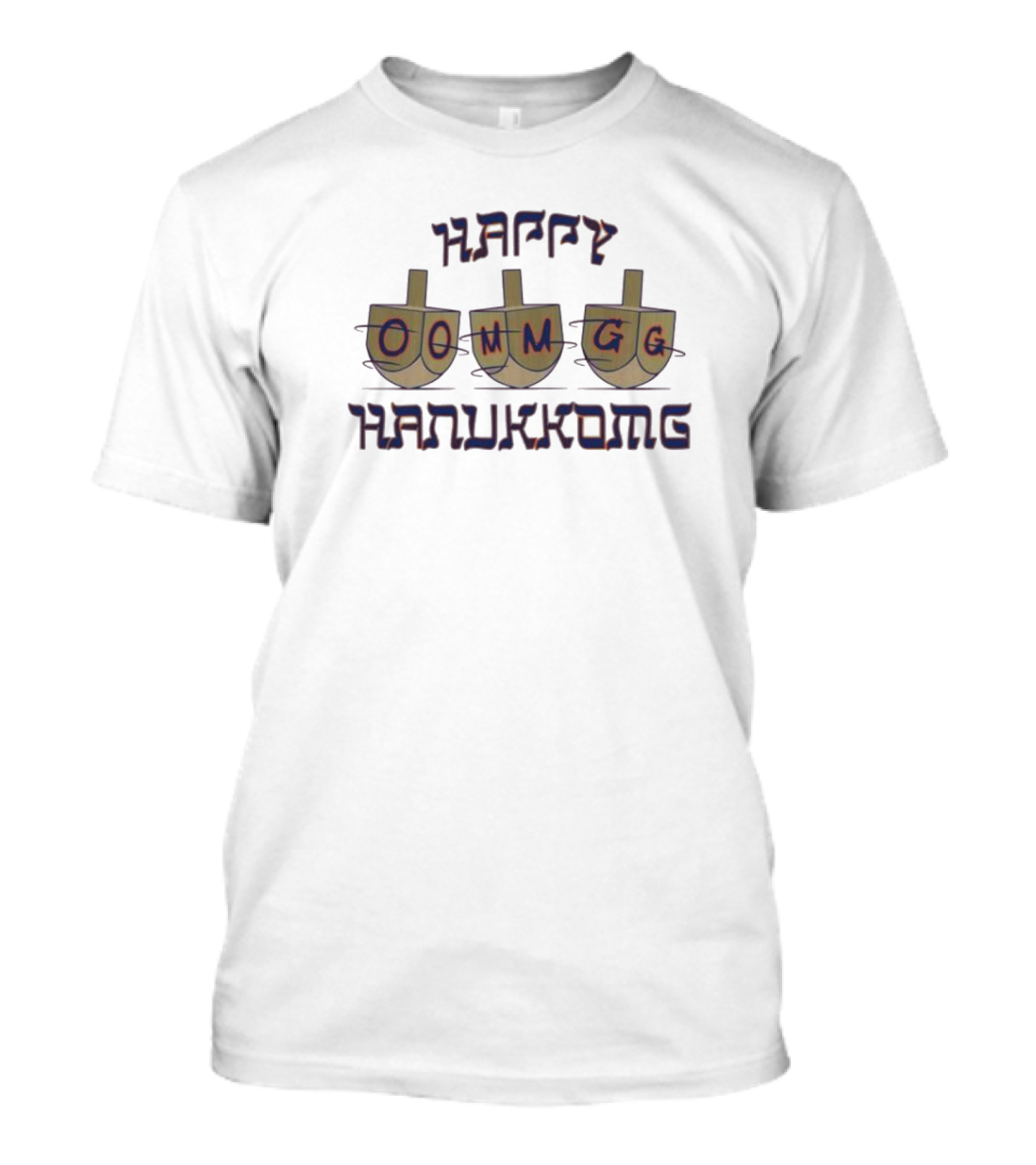 Happy HANUKKOMG Dreidels OOMMGG T-Shirt