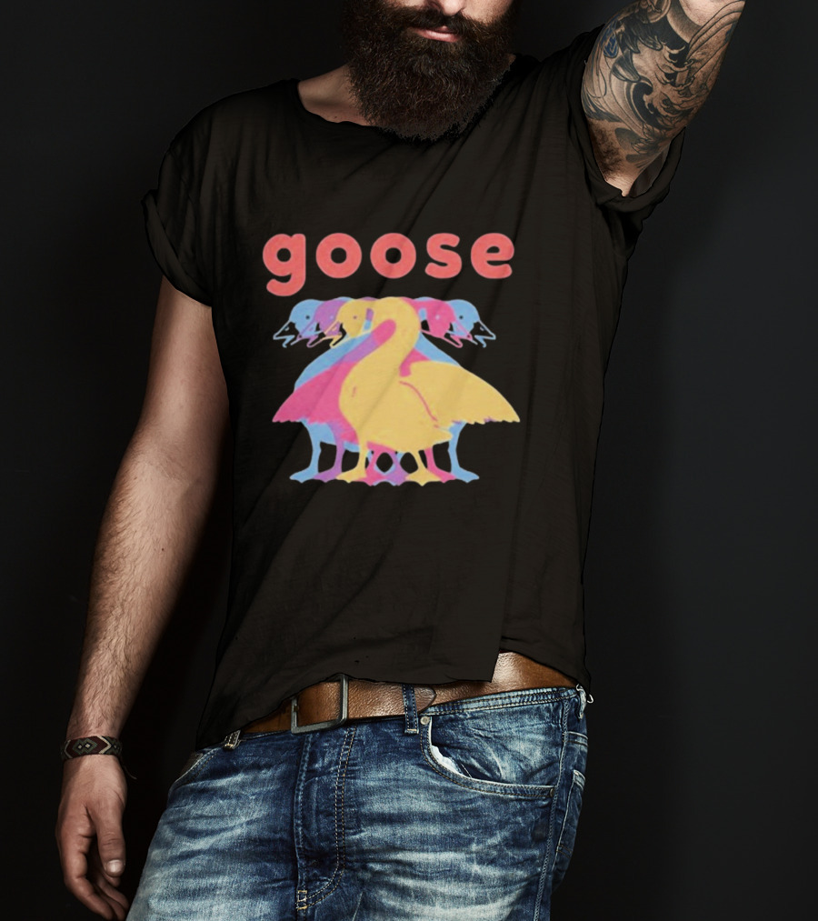 Goose 5 Multi-Colored Layered T-Shirt