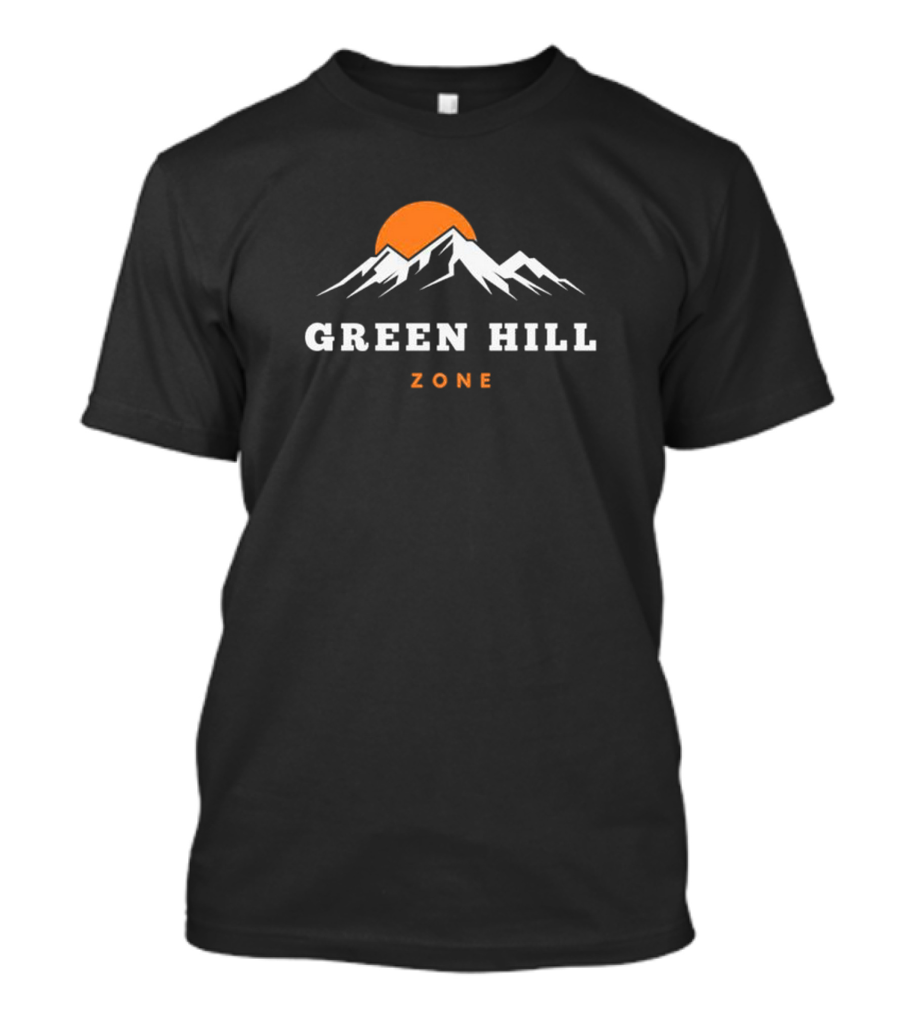 Sunset On The Mountain Green Hill Zone T-Shirt