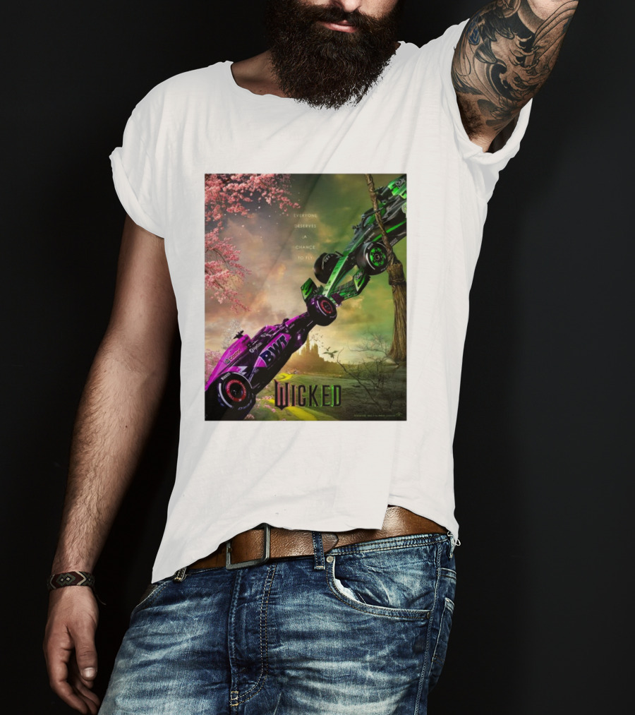 Wicked Everyone Deserves A Chance To Fly Racing Cars Vertical Sky Forest T-Shirt