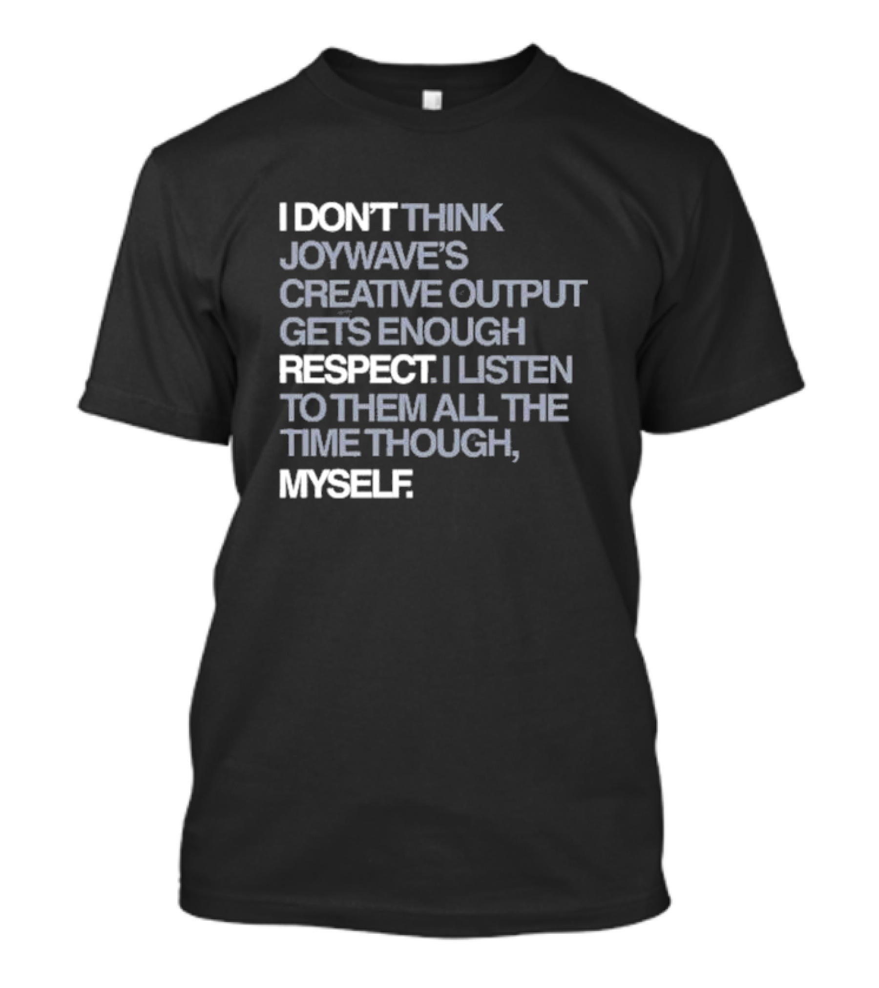 Joywave Creative Output Respect Listen All The Time Myself T-Shirt