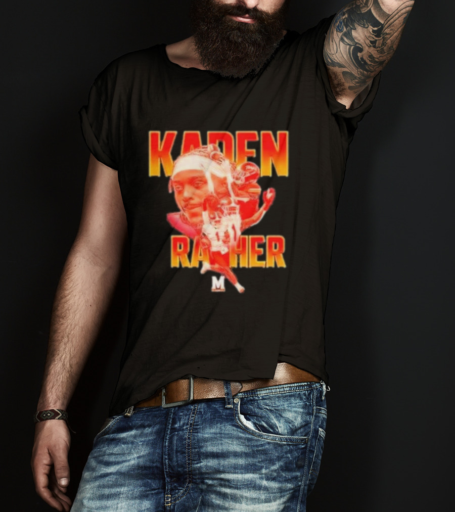 Kaden Prather Maryland Terrapins Football Player Collage T-Shirt