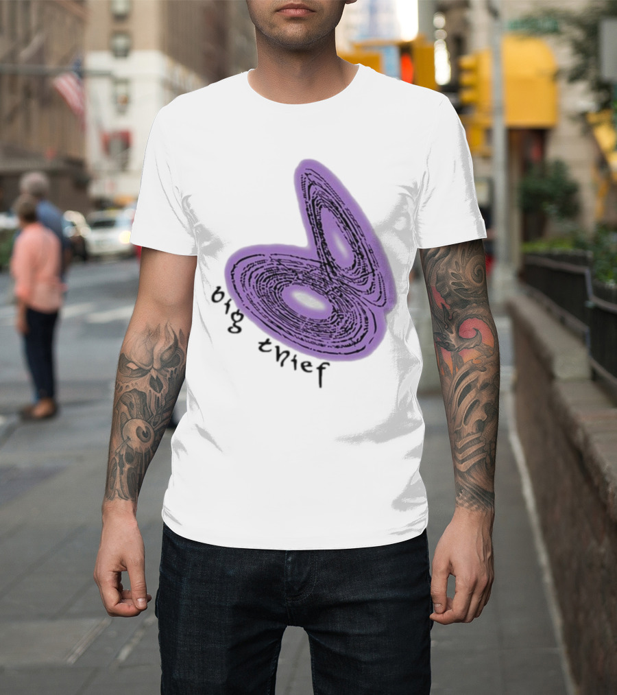 Big Thief Double Infinitee Purple Rings T-Shirt