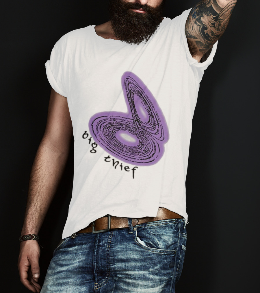 Big Thief Double Infinitee Purple Rings T-Shirt