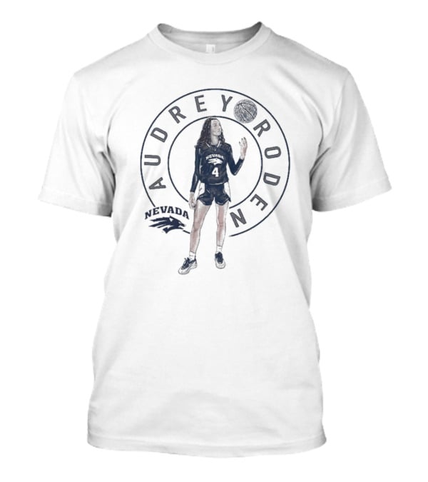 Audrey Roden Nevada Wolf Pack Basketball Player Circular T-Shirt