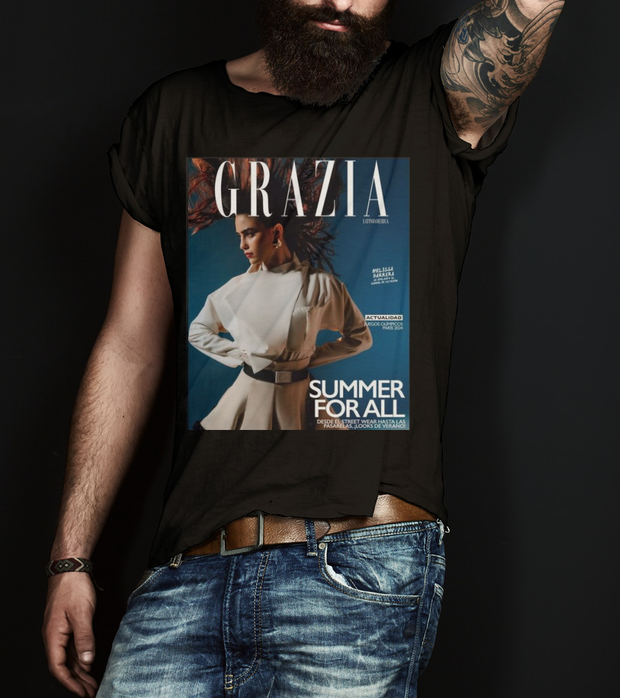 Grazia Latinoamerica Summer For All Melissa Barrera Juegos Olimpicos Paris T-Shirt