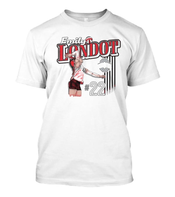 Emily Londot Volleyball Ohio State Buckeyes #22 Classic T-Shirt