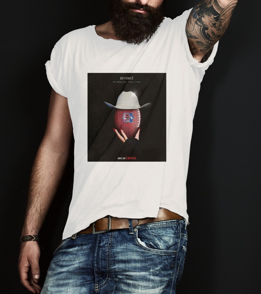 BEYONCÉ NFL Halftime Show Ravens Vs. Texans Dec 25 Netflix T-Shirt