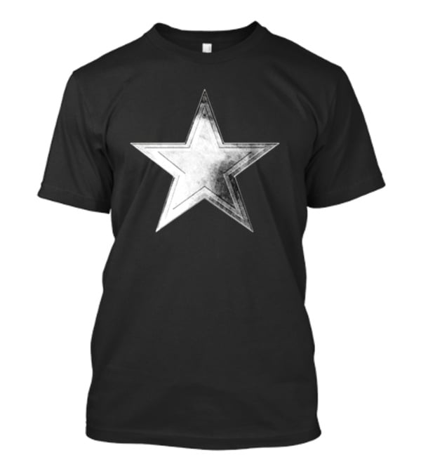 Cowboys Silver Lone Star Golf Cutout T-Shirt