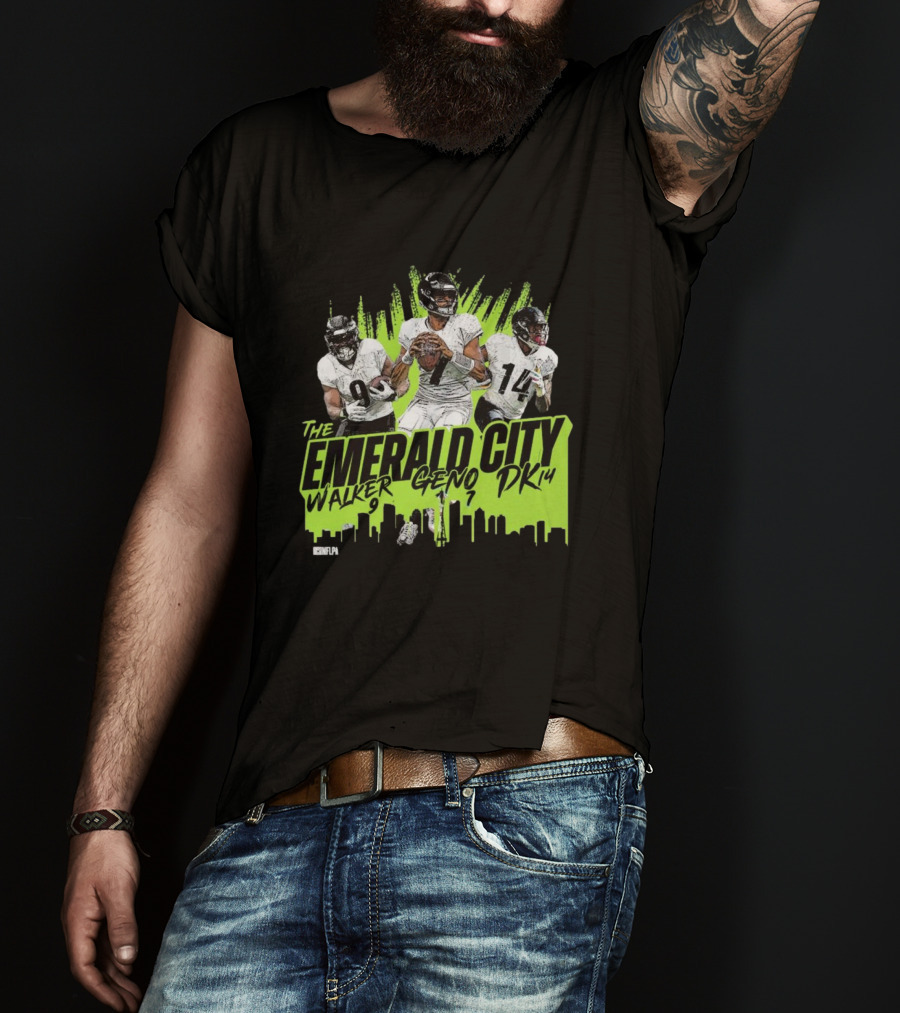 The Emerald City Walker Geno DK Seahawks NFL T-Shirt