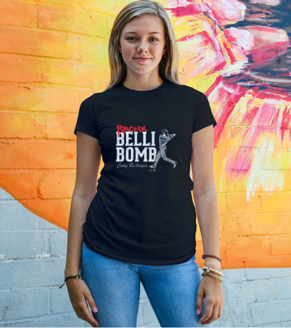Cody Bellinger Bronx Belli-Bomb Swing Action T-Shirt