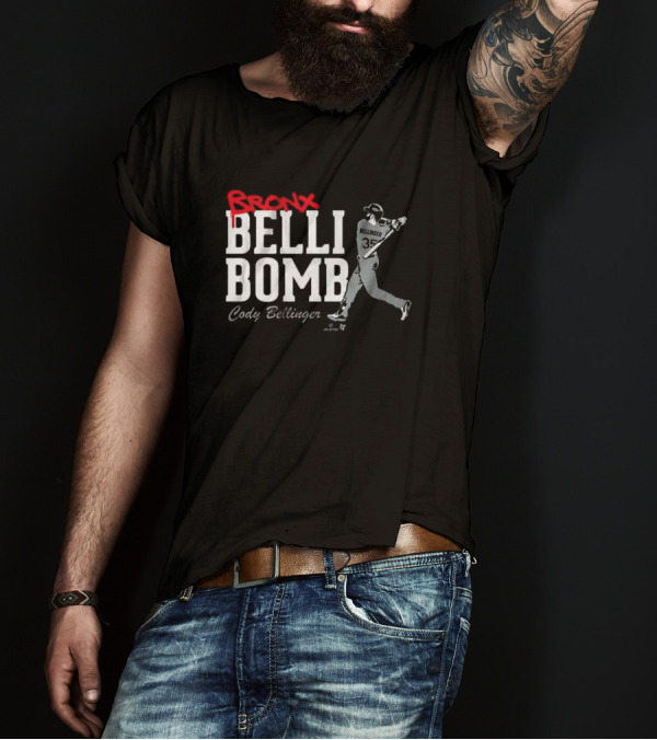 Cody Bellinger Bronx Belli-Bomb Swing Action T-Shirt