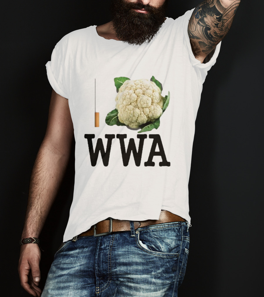 Taco Hemingway Trójkąt Warszawski Biały Cauliflower WWA T-Shirt