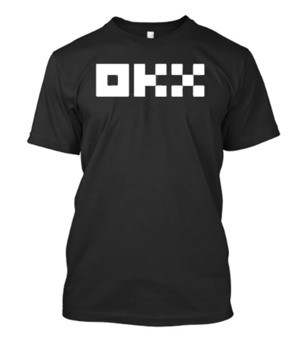 OKX Logo Black And White Square T-Shirt