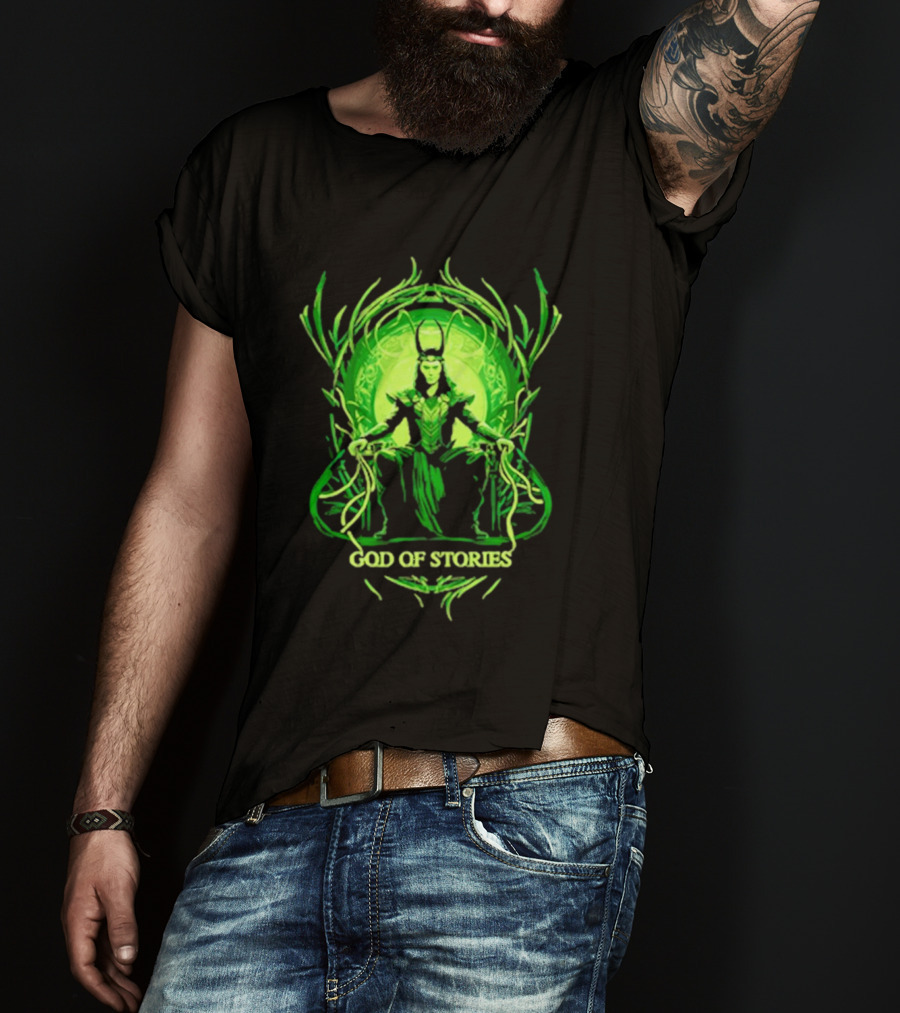 God Of Stories Loki Norse Mythology Character T-Shirt