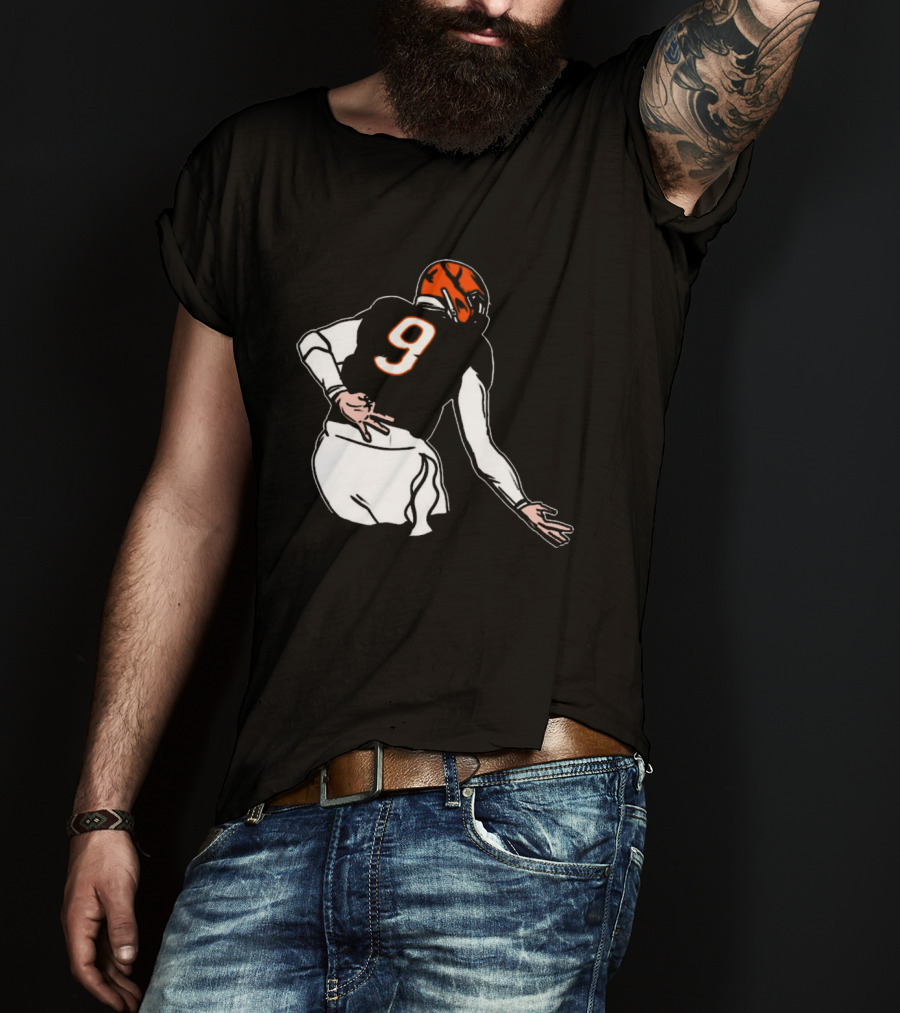 Oe Burrow Griddy Number 9 Cincinnati Bengals NFL Player T-Shirt