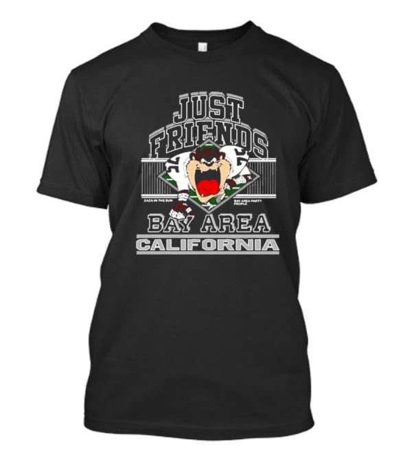 Just Friends Taz Bay Area California Party People Mascot T-Shirt