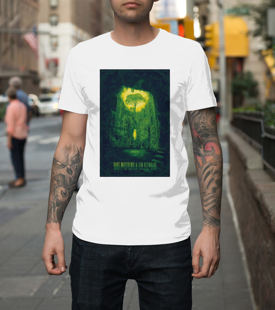 Dave Matthews Band and Tim Reynolds January 25 2025 Moon Palace Riviera Maya Mexico Forest T-Shirt